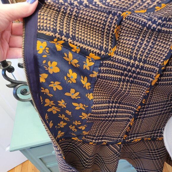 NWOT Cabi Plaid Flounce Jacket/Dress Tartan Longline - Picture 5 of 10